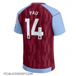 Aston Villa Pau Torres #14 Prima Maglia 2023-24 Manica Corta